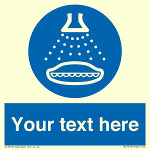 Custom start water spray in launch sequence